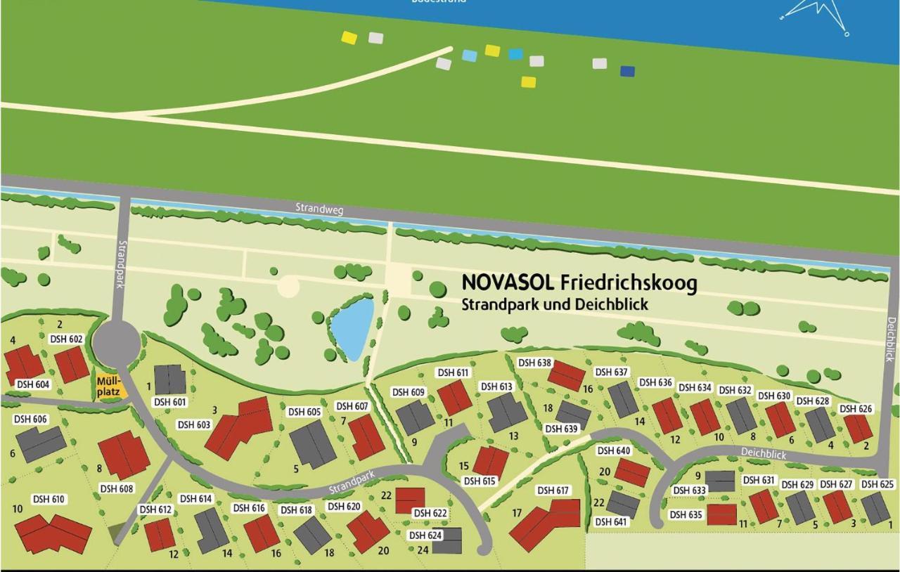 Friedrichskoog-Deichblick 12 Villa Exterior foto